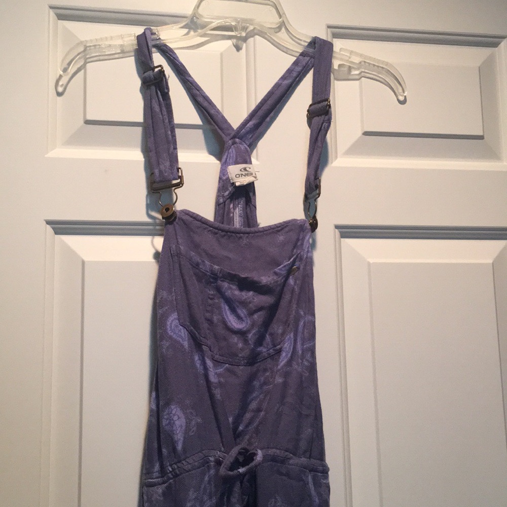 Comfy overalls!! Blue and purple